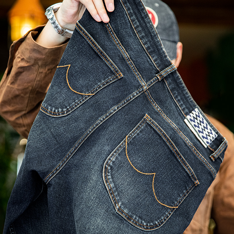 Levis Jeans 501 - Maden Jeans dritti lavati in denim