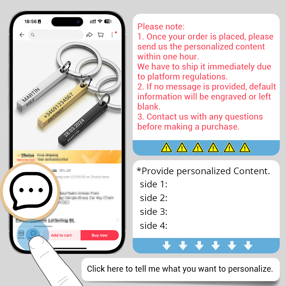 Portachiavi personalizzati in  - Initial Ring Custom recensione e prezzo