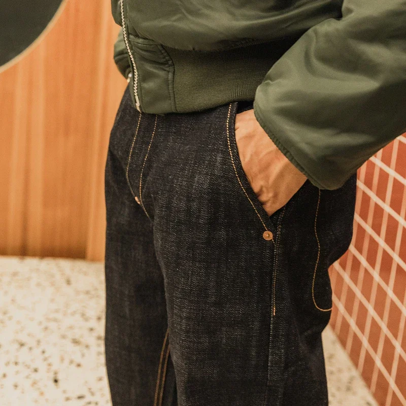 Jeans in denim con cimosa ross - Levis Jeans 501 recensione e prezzo